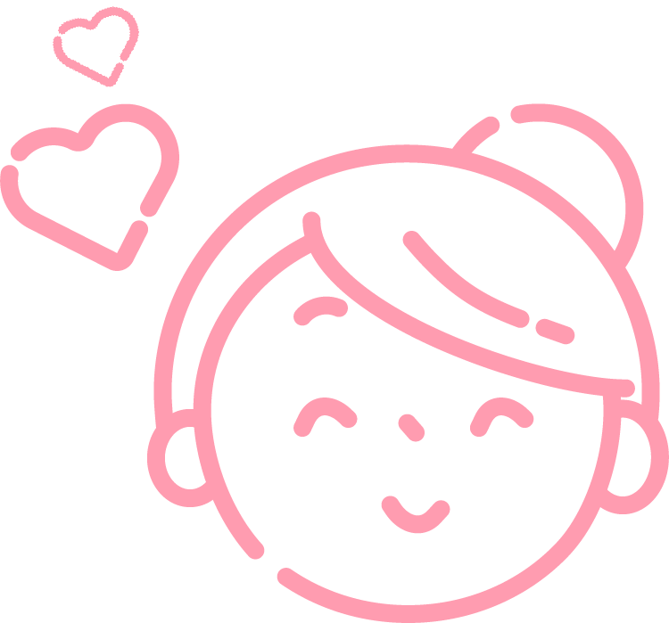 女性安心イラスト