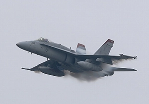 第5空母航空団所属F-18による飛行展示