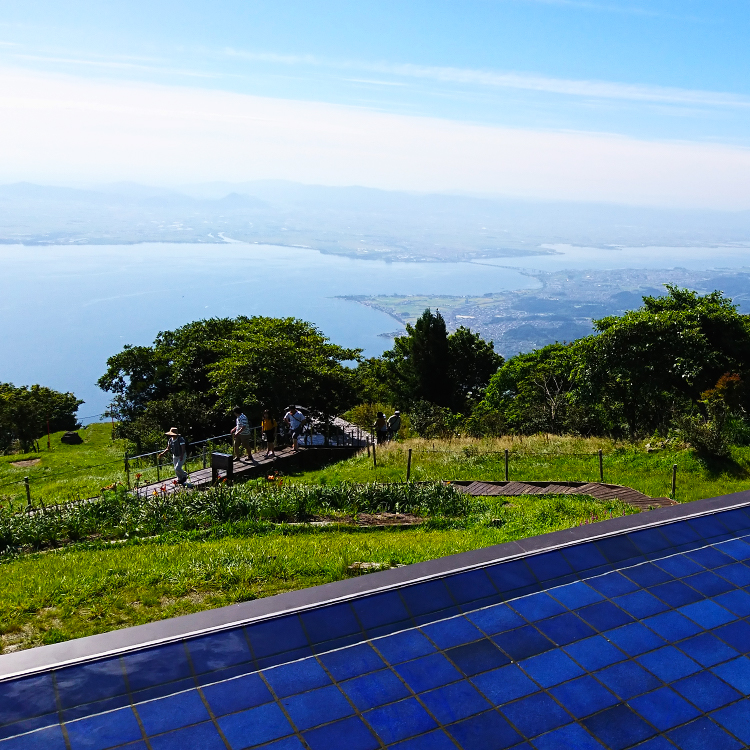 滋賀の見どころ：びわ湖テラスから眼下に広がる絶景を