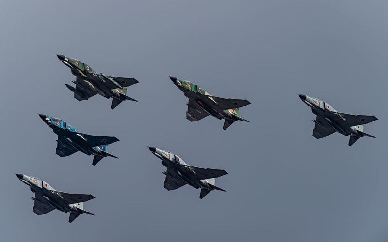 百里基地での最後のフライトとなったファントム