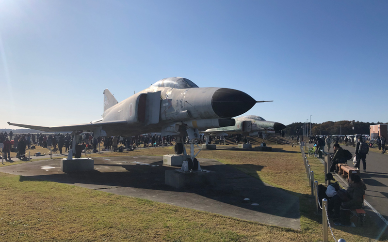 公園内に展示されているファントム