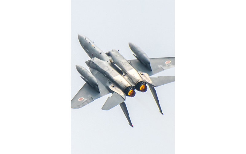 F-15による機動飛行