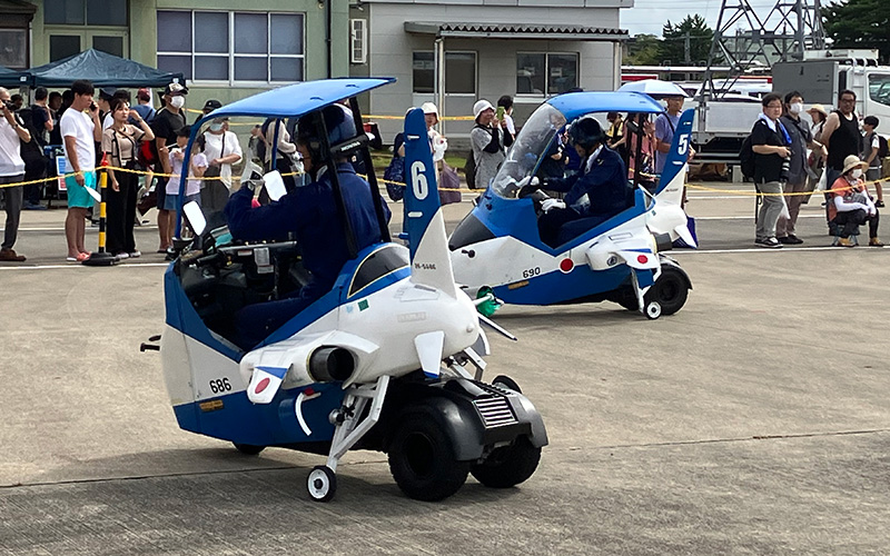 ブルインパルスのJr.の展示走行